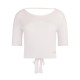 Guess Γυναικεία κοντομάνικη μπλούζα Round Back Bow Tee